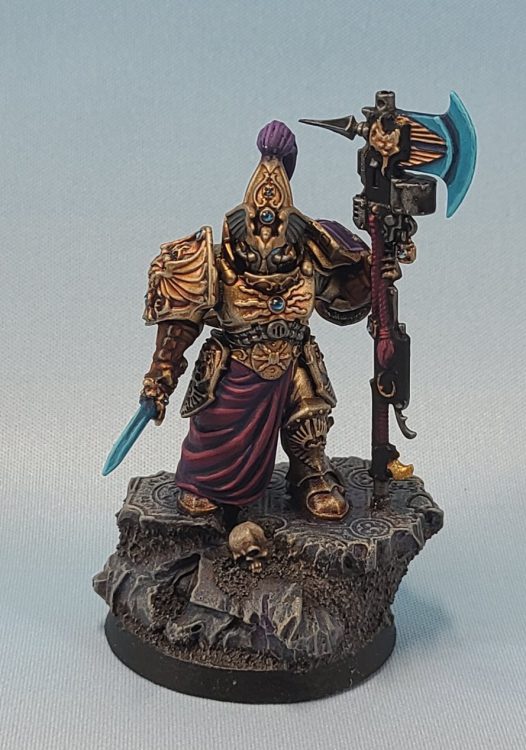 Custodes Wardens by Crab-stuffed Mushrooms
