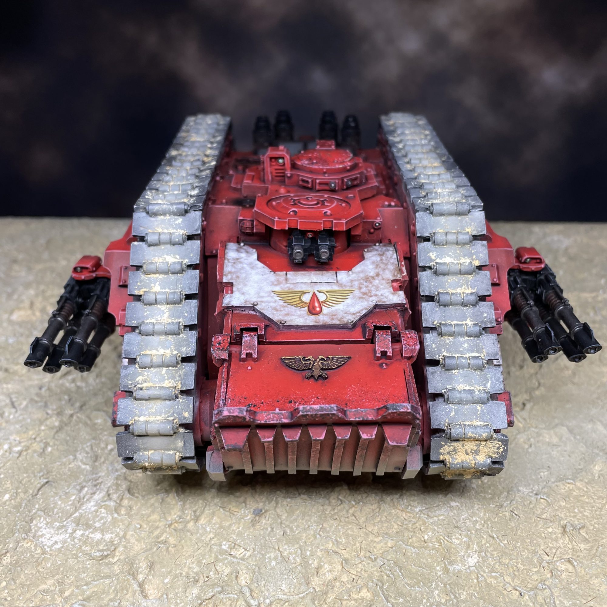 Blood Angels Legion Spartan Assault Tank - Credit: Colin Ward