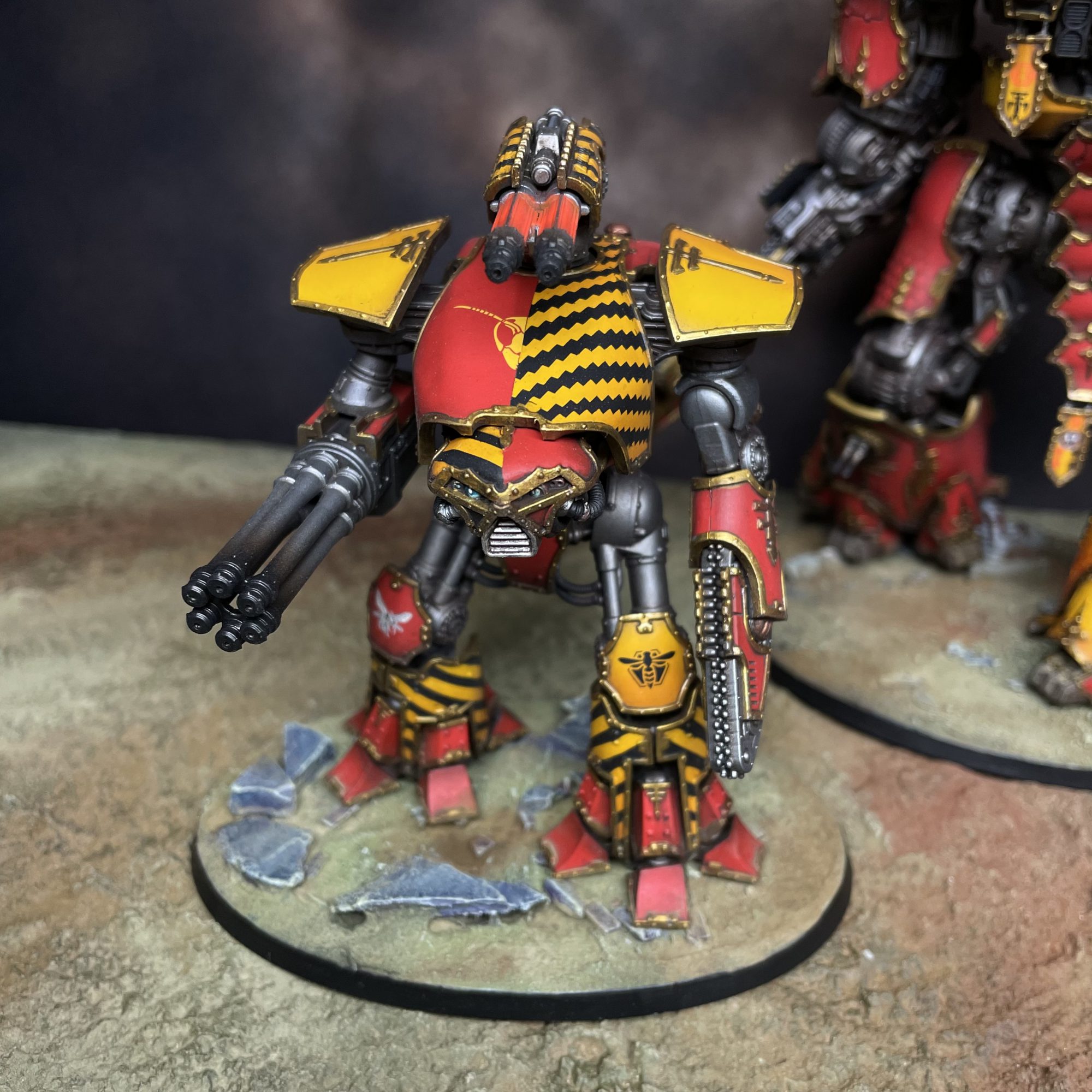 Legio Ignatum Reaver Titan for Adeptus Titanicus - Credit: Colin Ward