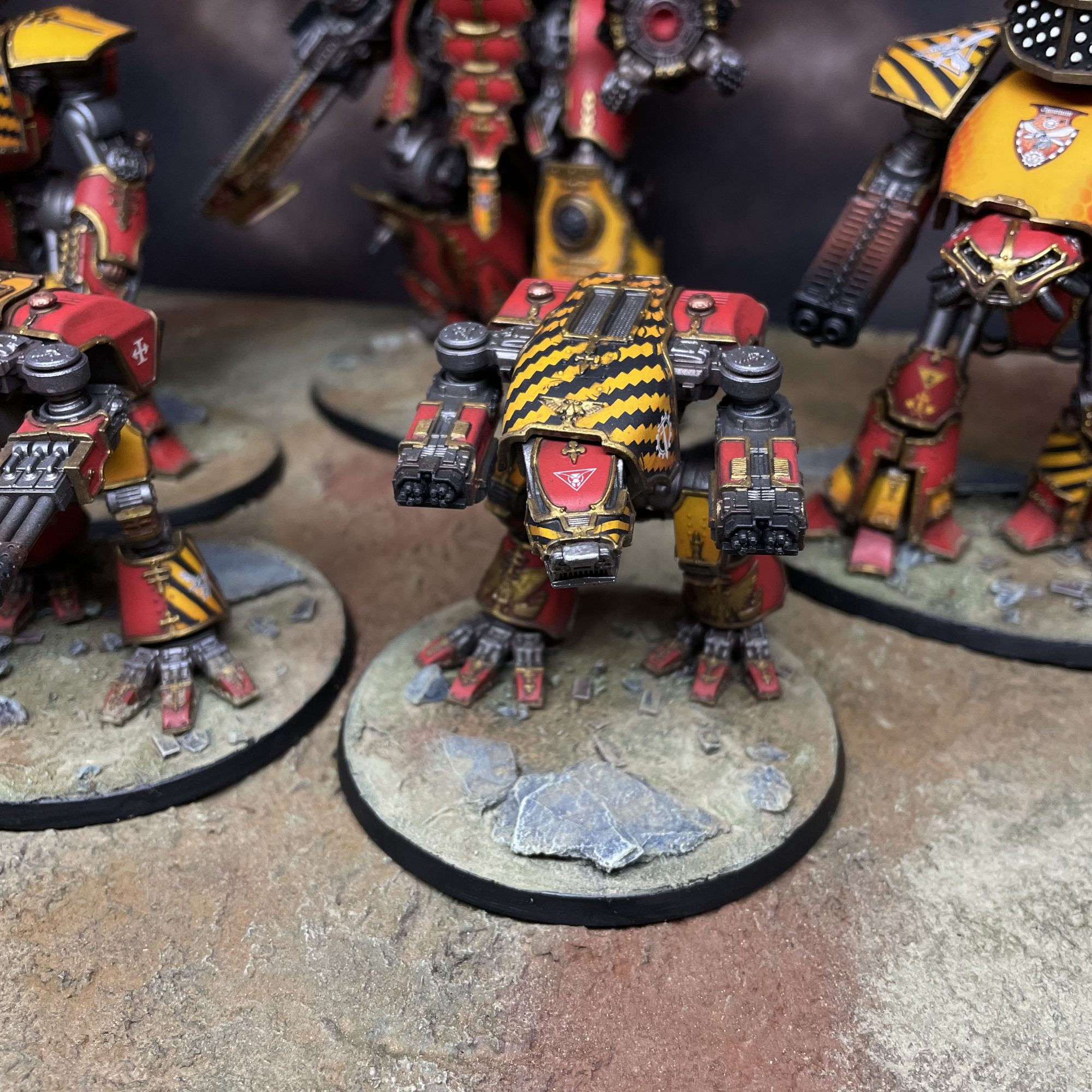 Legio Ignatum Warhound TItan for Adeptus Titanicus - Credit: Colin Ward