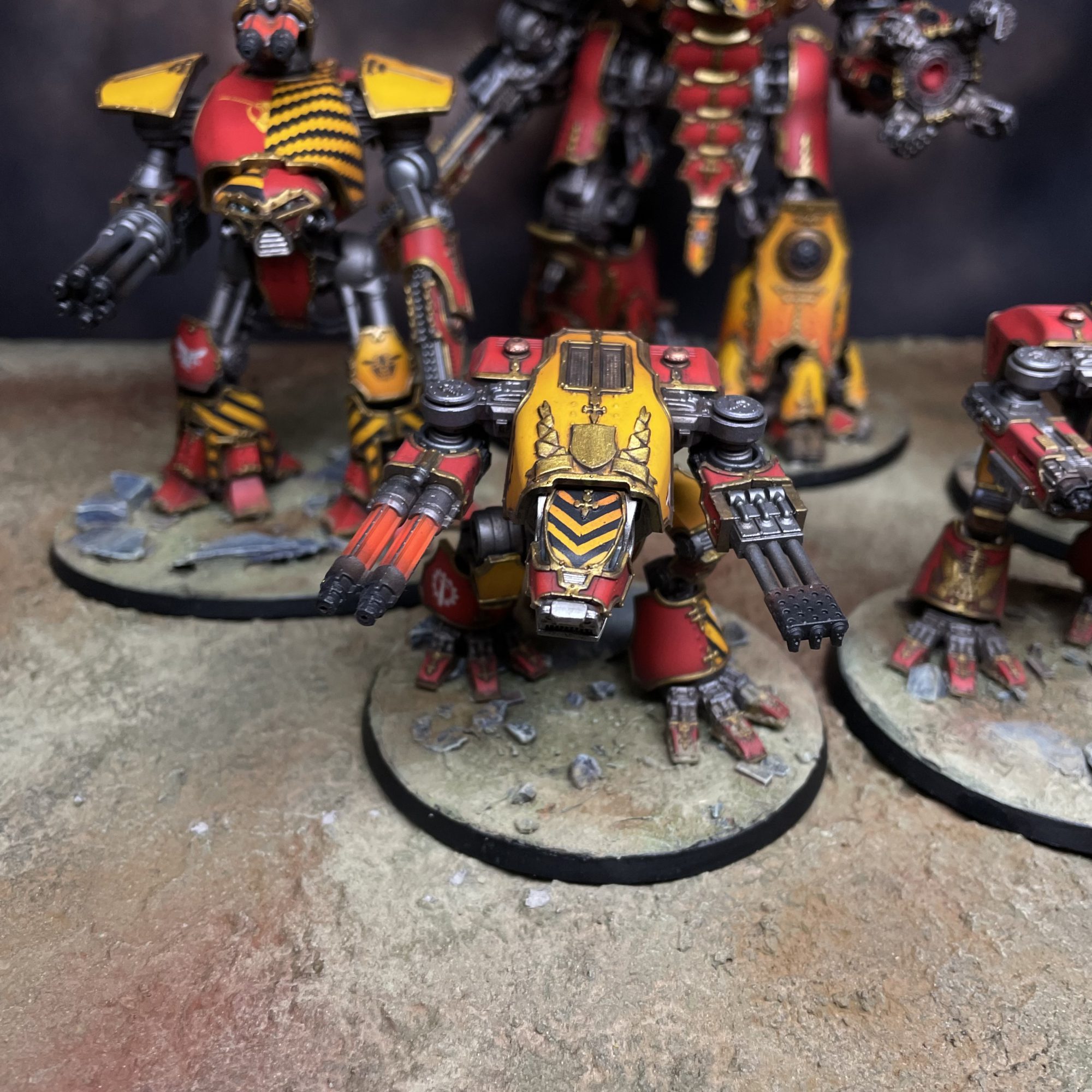 Legio Ignatum Warhound TItan for Adeptus Titanicus - Credit: Colin Ward
