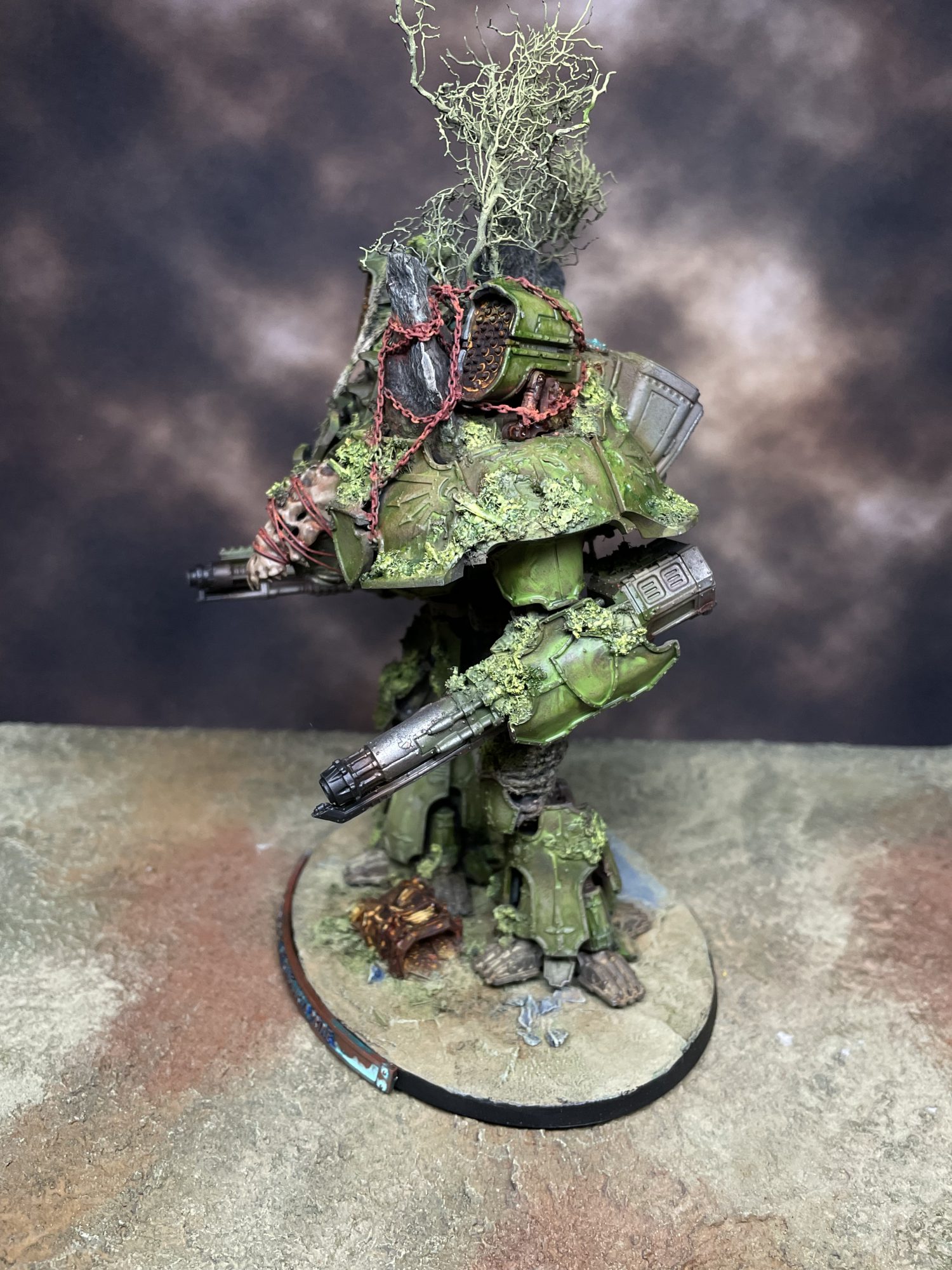 Utu-Shamash - World Spirit of Khasaarna Prime. Freeblade Warlord Titan for Adeptus Titanicus - Credit: Colin Ward