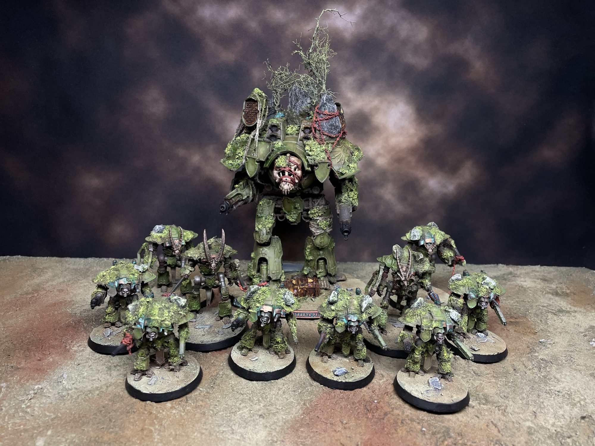 Utu-Shamash - World Spirit of Khasaarna Prime. Freeblade Warlord Titan for Adeptus Titanicus - Credit: Colin Ward