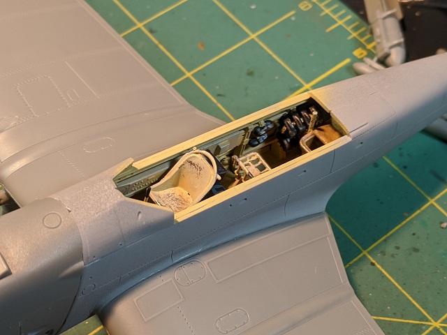 Stuka cockpit interior