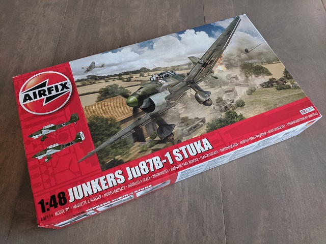 Airfix 1/48 scale Stuka box art