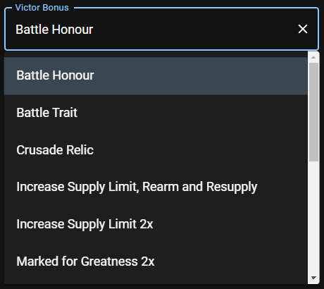 Administratum victor bonuses