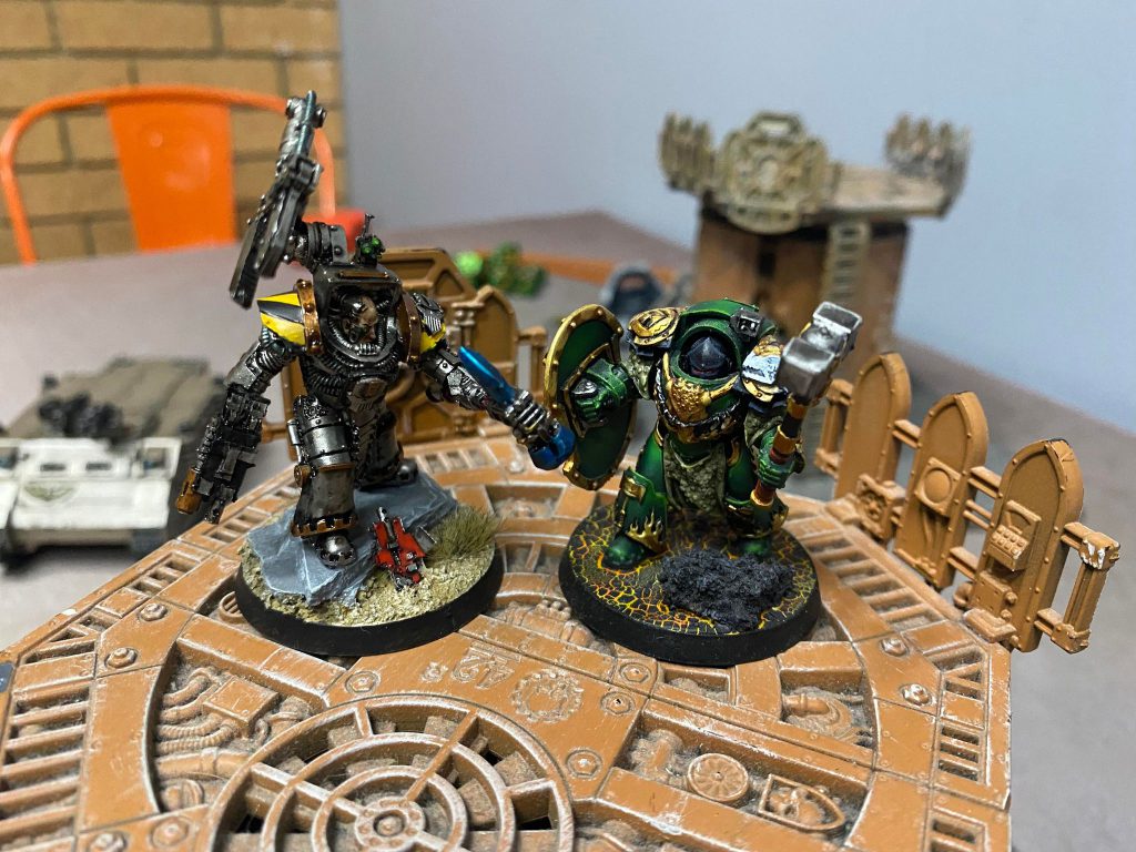 Iron Warriors Salamanders Praetor challenge Horus Heresy 30k Credit: Magos Sockbert