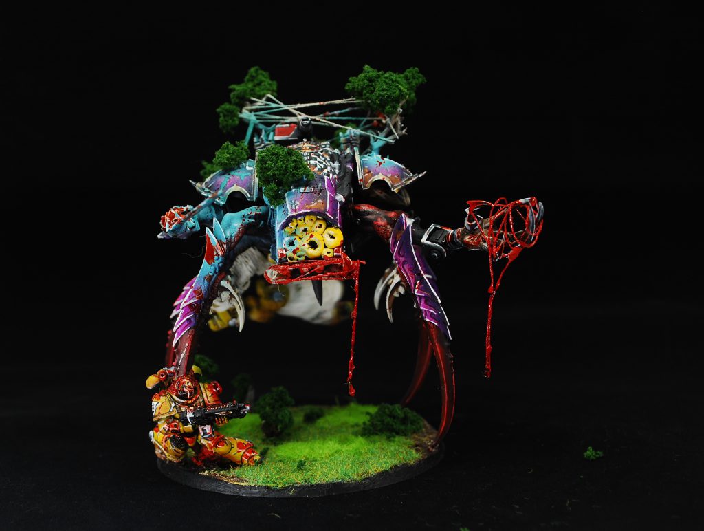 A horrific spider knight