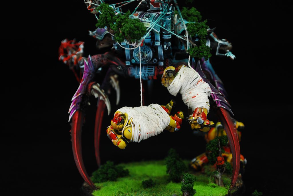 A horrific spider knight