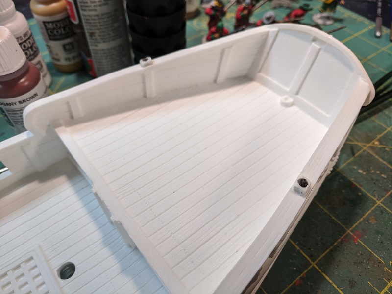 Blood & Plunder Brigantine swivel gun blocks