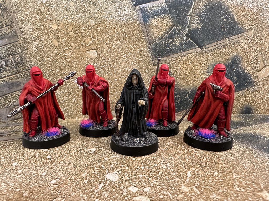 Star Wars Legion Palpatine and Imperial Guard. Credit: Magos Sockbert