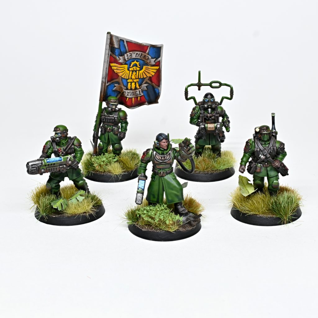 Cadian Command Squad. Credit: Rockfish