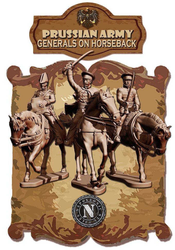 Prussian Officers by Napoleon STL