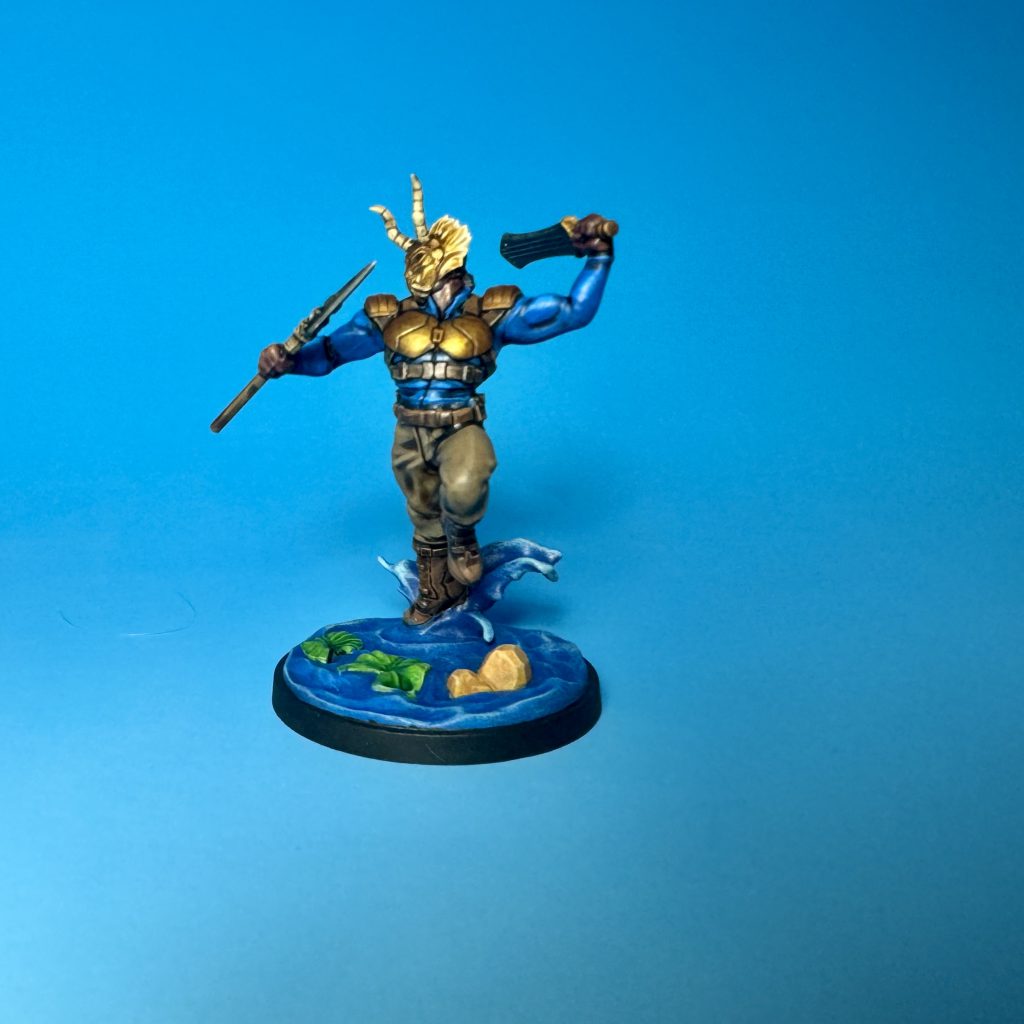 Rival Panels: Battle for the Throne Killmonger, Usurper painted. Credit: McBill.