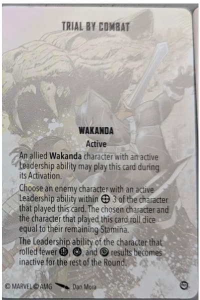 Rival Panels: Battle for the Throne Team Tactics Cards. Credit: Atomic Mass Games.