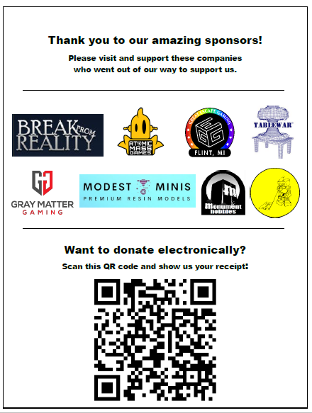 Marvel: Crisis Protocol charity event sponsor recognition example. Credit: McBill