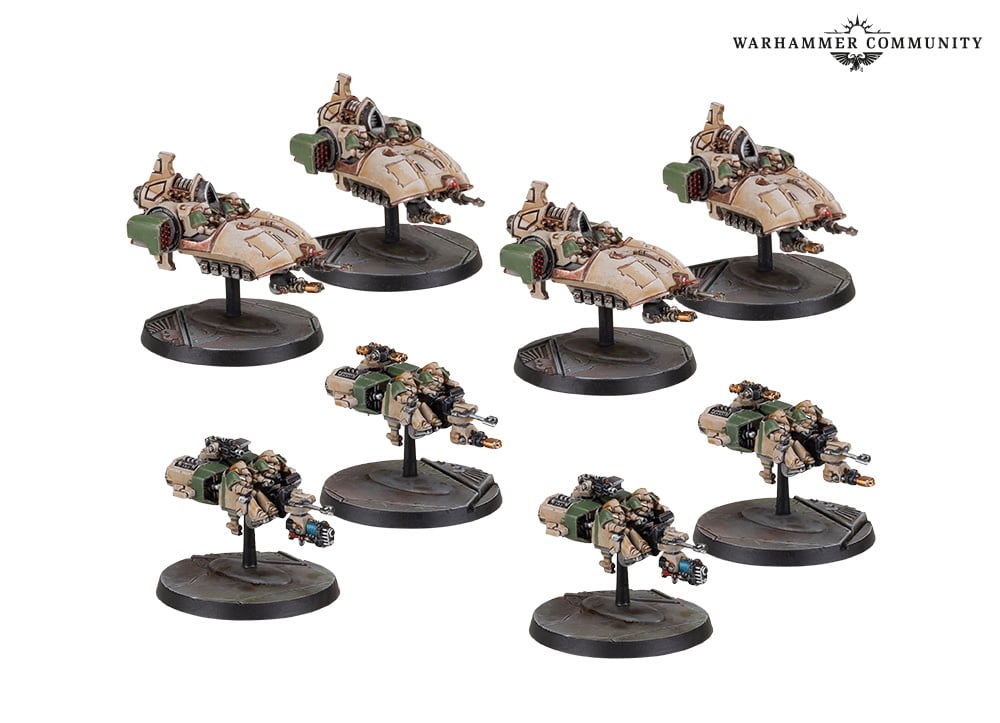 Legion Land Speeders and Javelins.