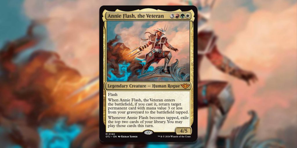 Magic the Gathering Card Annie Flash, the Veteran