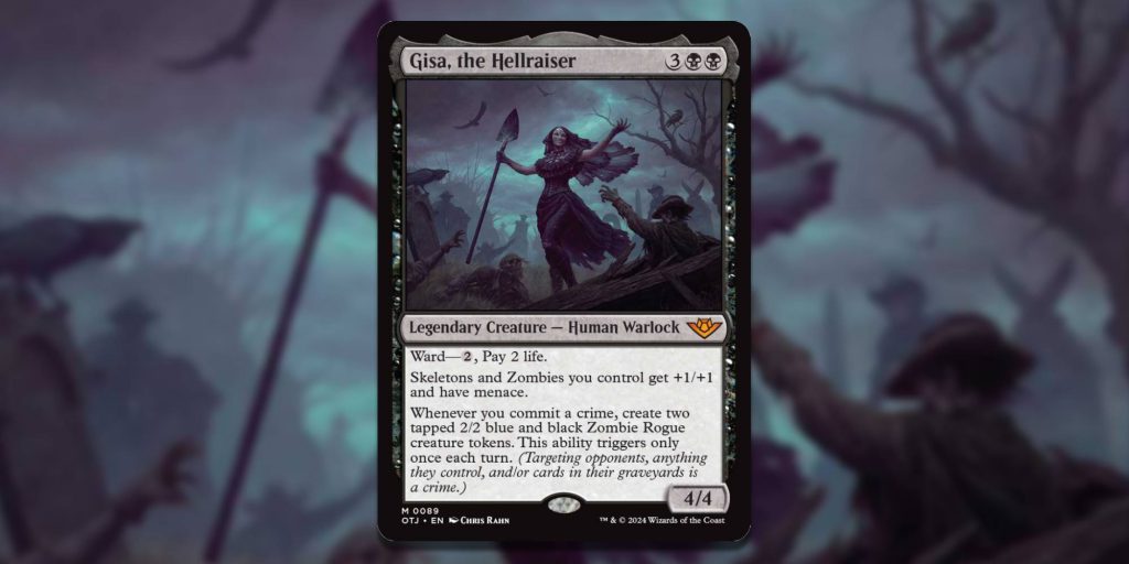 Magic the Gathering card Gisa the Hellraiser
