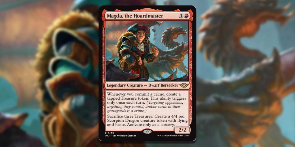 Magic the Gathering card Magda the Hoardmaster