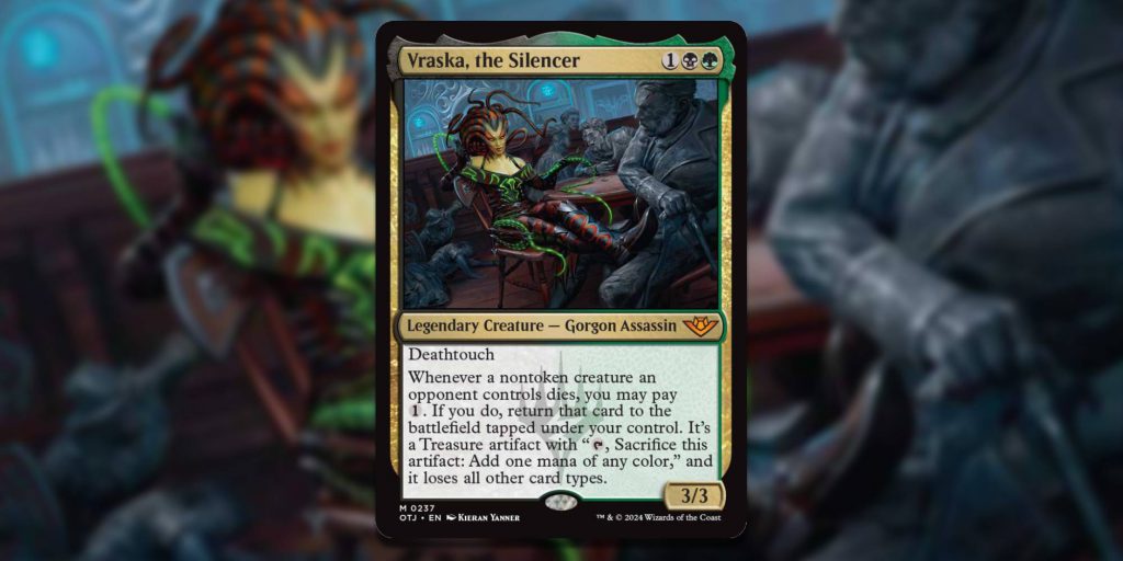 Magic the Gathering card Vraska the Silencer