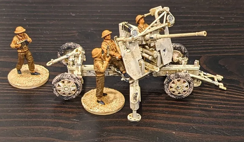 Rubicon Miniatures 40mm Bofors Gun