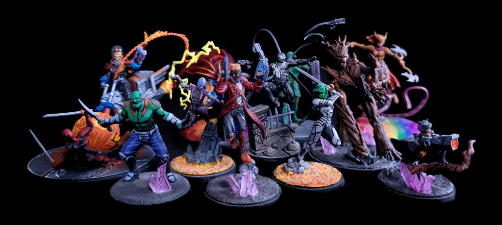 Guardians of the Galay for Marvel Crisis Protocol - Credit Alfred_Pharius