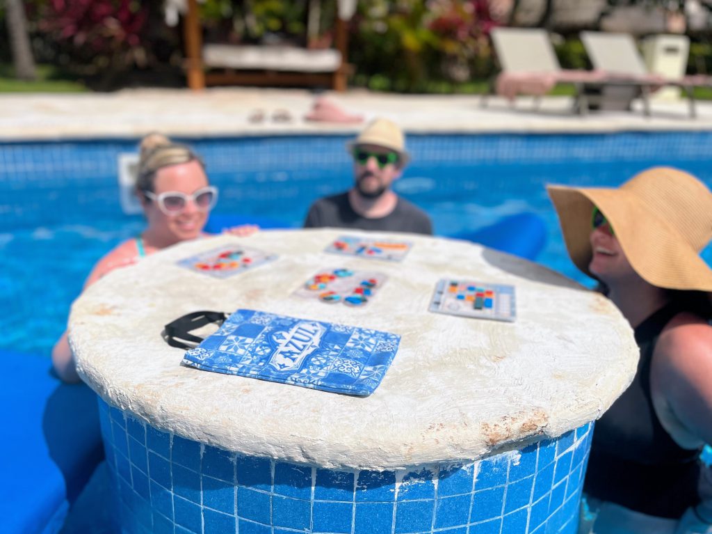 Azul in the Pool
