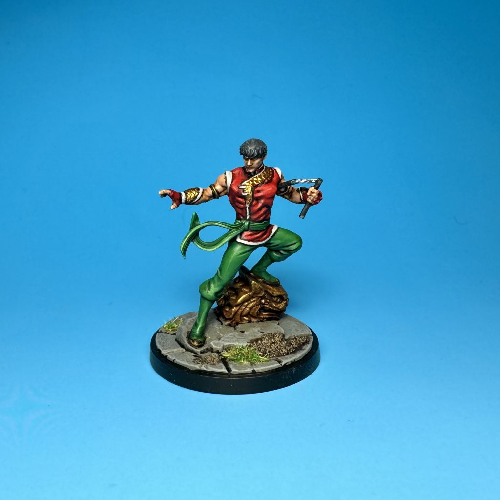Shang-Chi painted for Marvel: Crisis Protocol. Credit: McBill