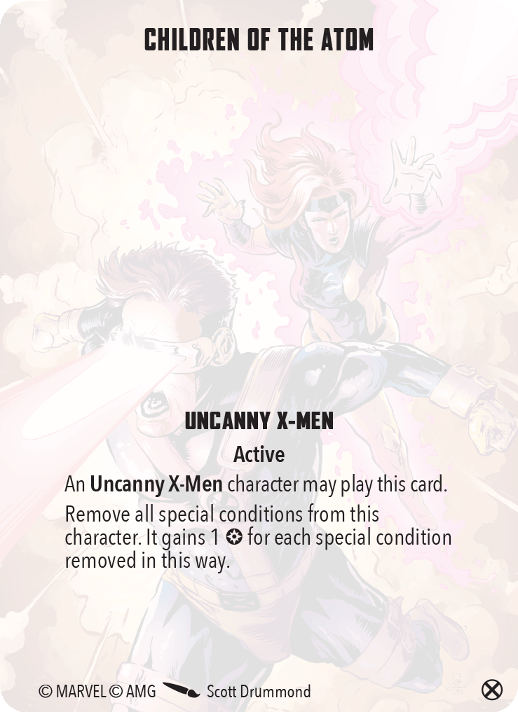 Children Of The Atom Team Tactic Card