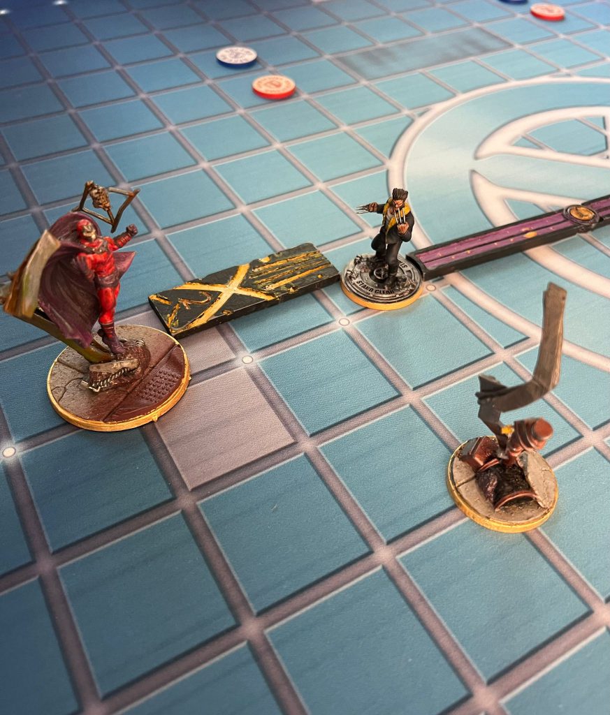 Magneto attacking from deployment