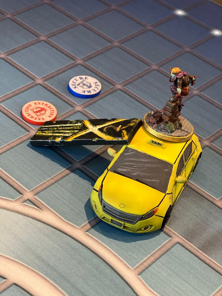 Toad standing on terrain within 2 of an Extract