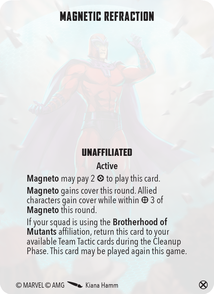 Magnetic Refraction Team Tactic Card