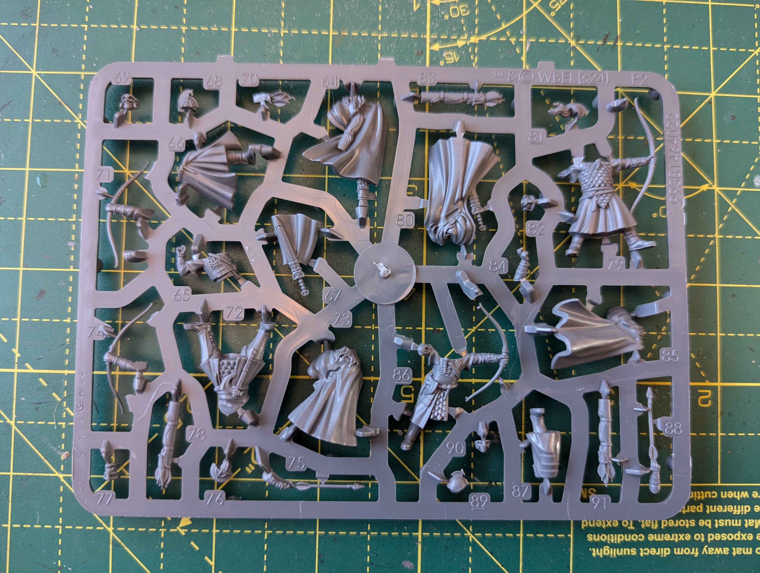 Warriors of Rohan Sprue with the Archer models