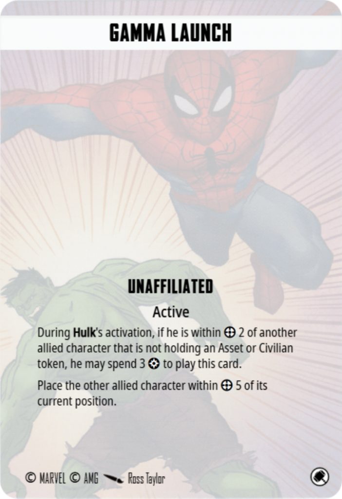 Gamma Launch in Marvel Crisis Protocol