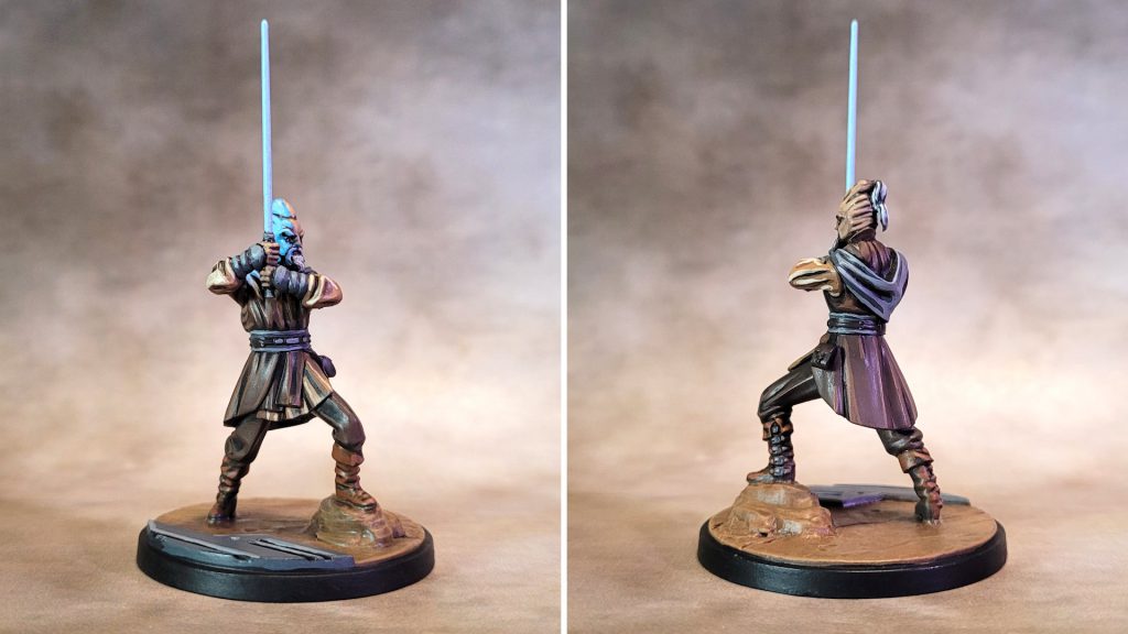 Wisdom of the Council Ki-Adi-Mundi painted for Star Wars Shatterpoint