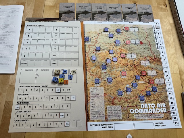 NATO Air Commander board and counters