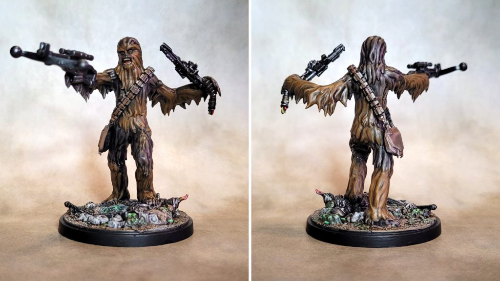 Chewie from the Real Quiet Like Squad Pack for Star Wars Shatterpoint