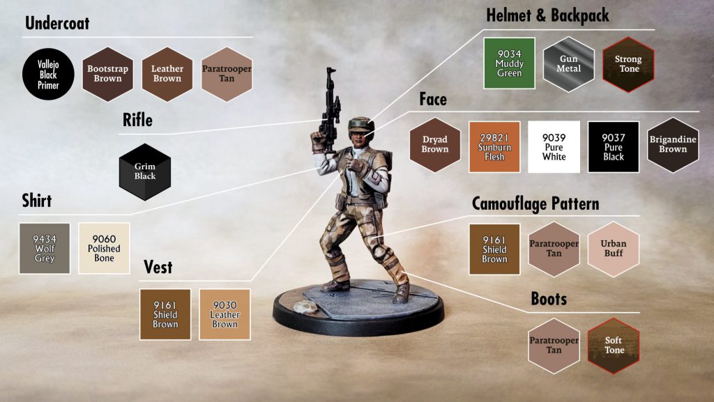 Rebel Commando color guide