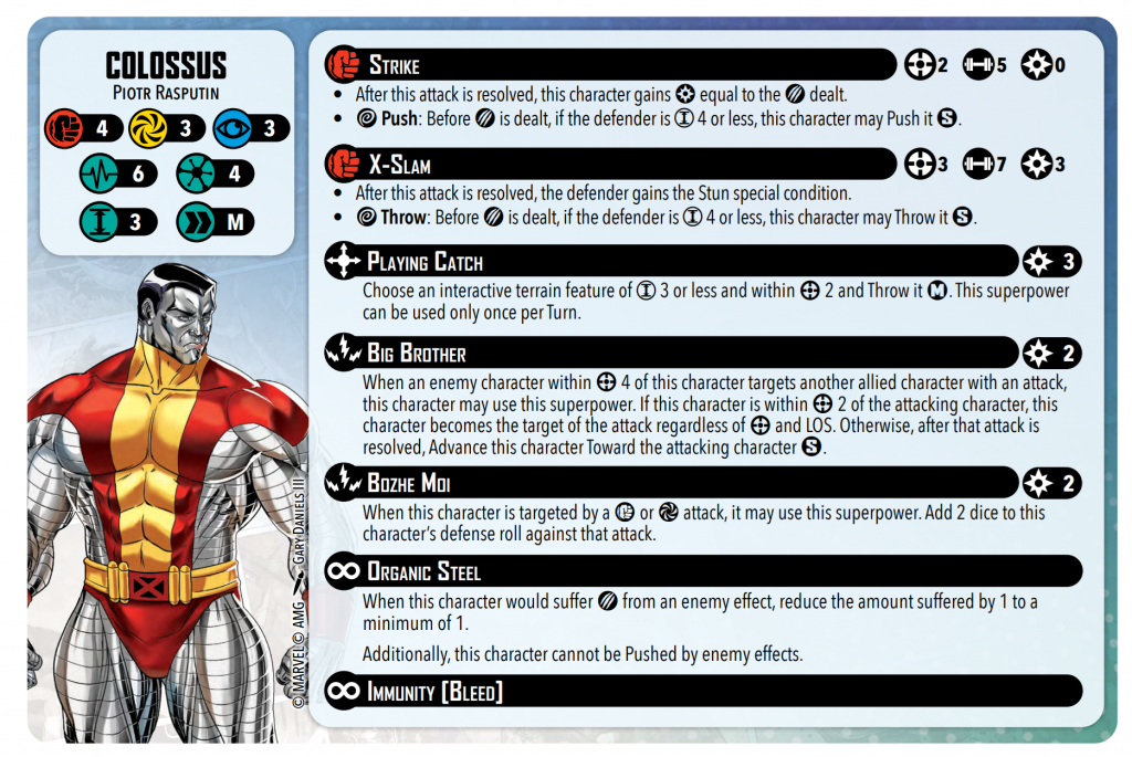 Colossus Errata Card