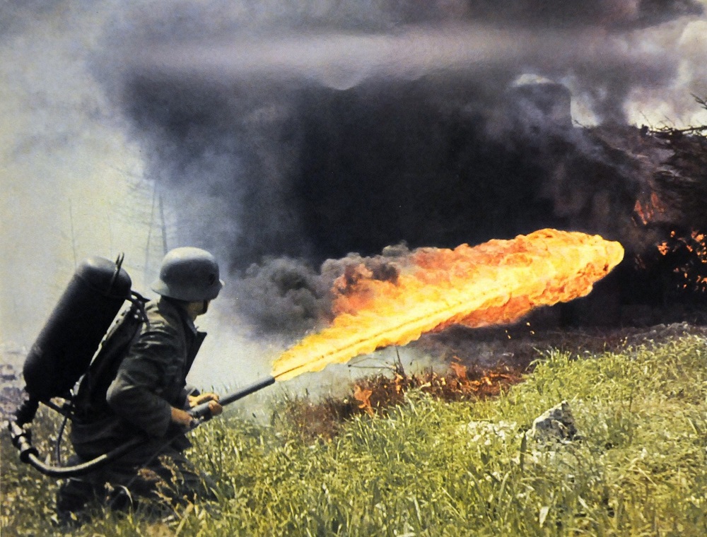 WW2 German Flamethrower
