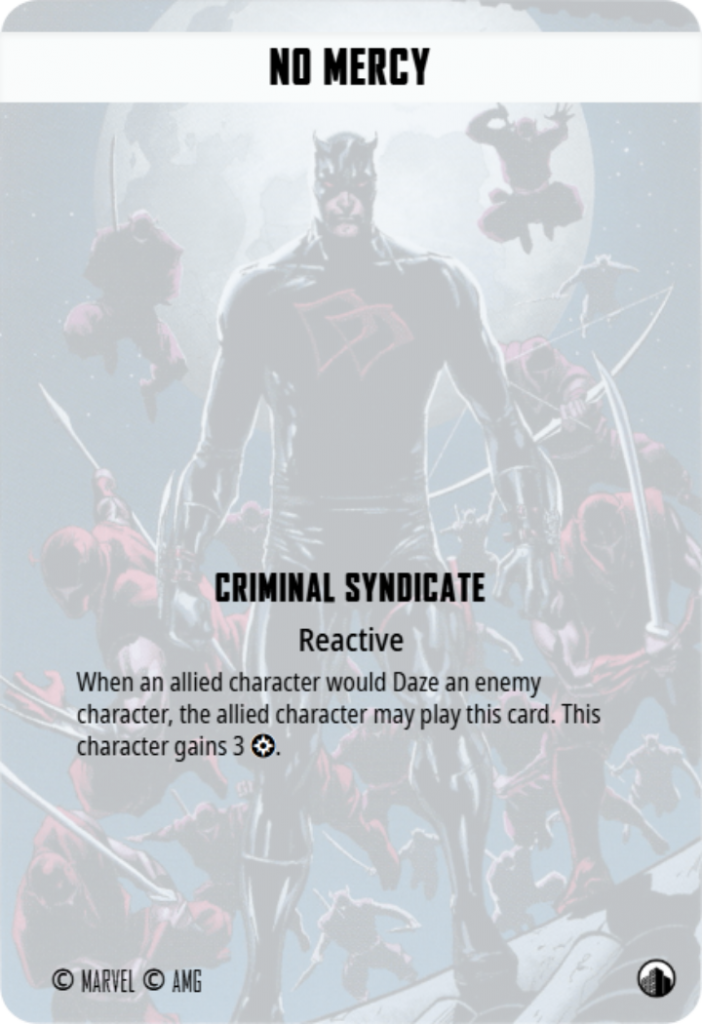 No Mercy Team Tactic Card MCP