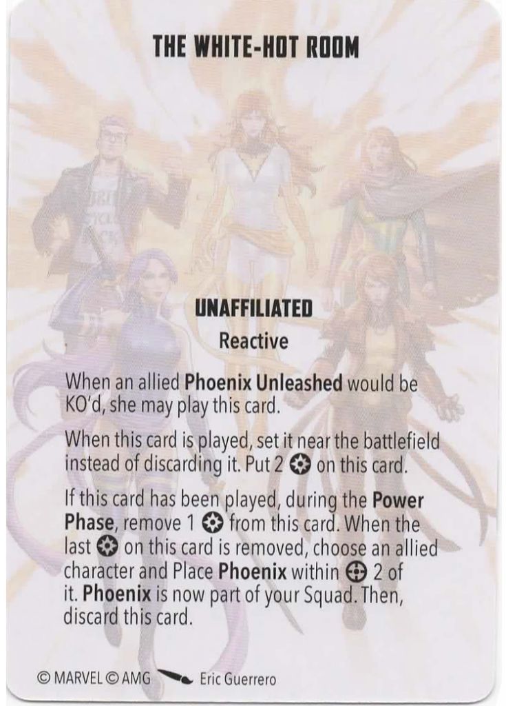 The White Hot Room Team Tactic Card MCP