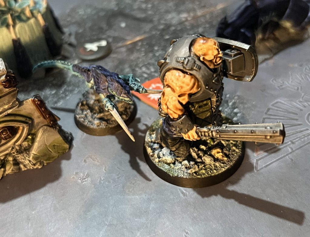 A Hormagaunt about to make a mistake