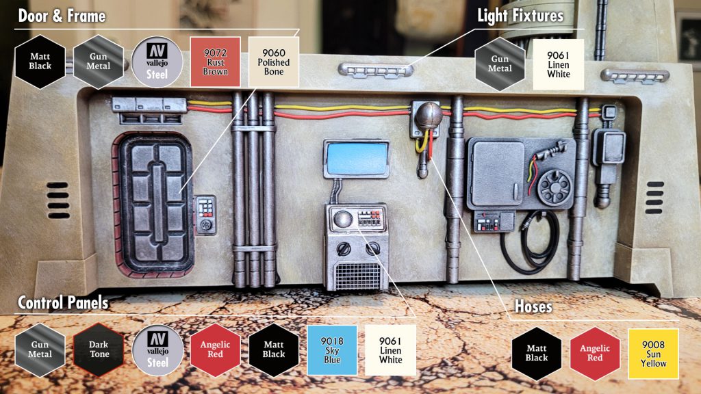 Star Wars Shatterpoint Maintenance Bay color guide