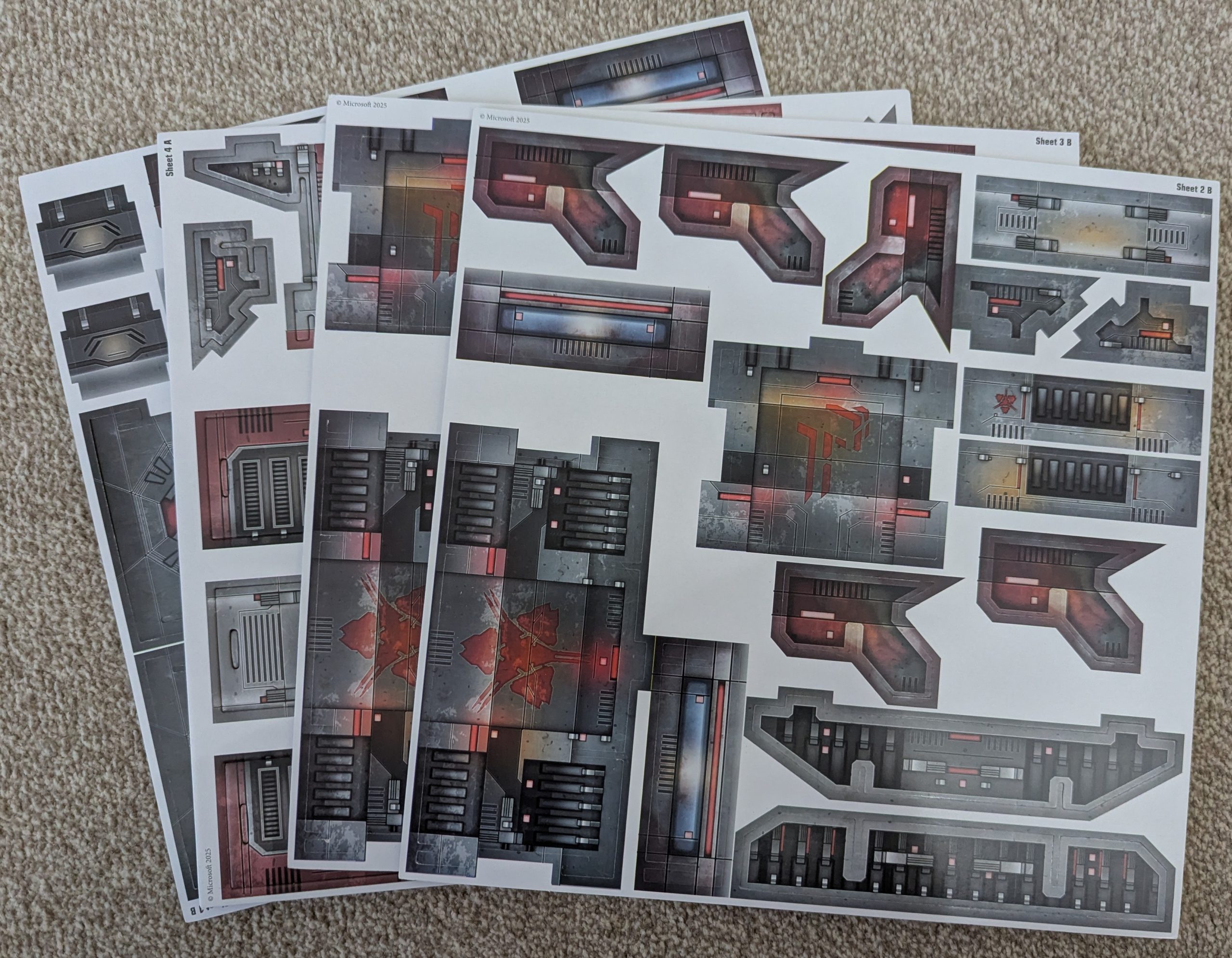 Halo Flashpoint Rise of the Banished Terrain Sheets - credit Thundercloud