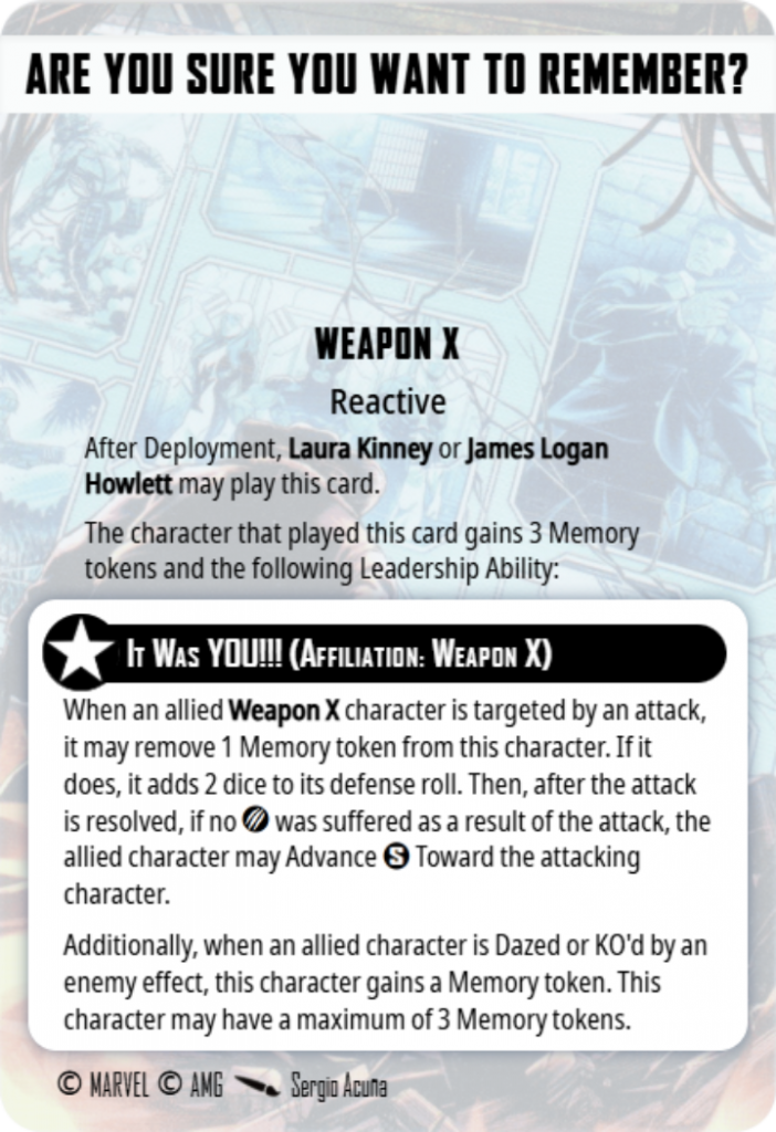 Weapon X Leadership
