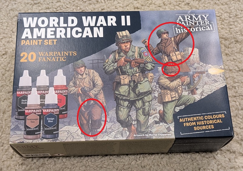 The Army Painter WW2 American Paint Set