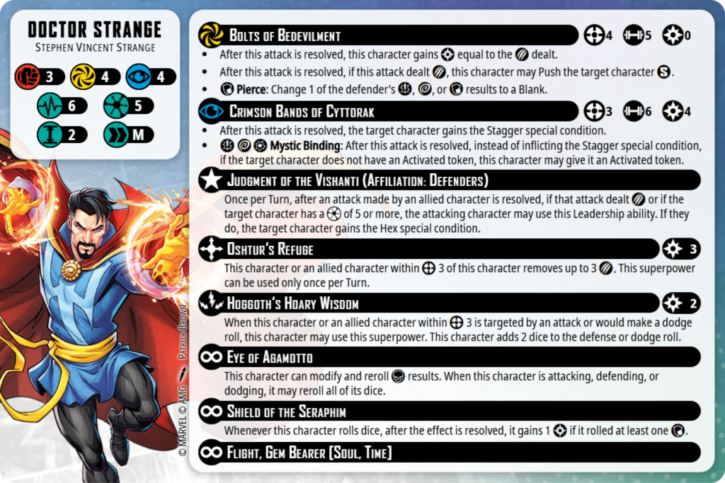 Doctor Strange character card MCP
