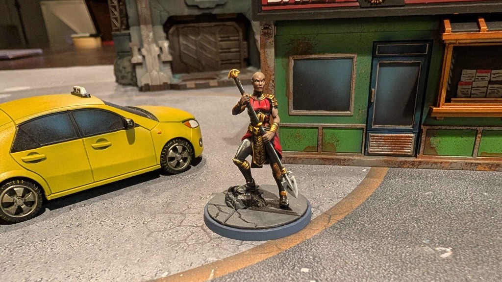 Okoye in Marvel Crisis Protocol